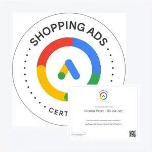 Certification Shopping Ads de Nicolas Peter